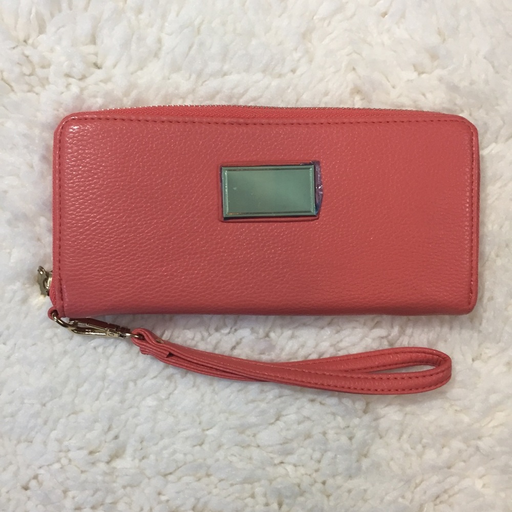 Coral wristlet/wallet